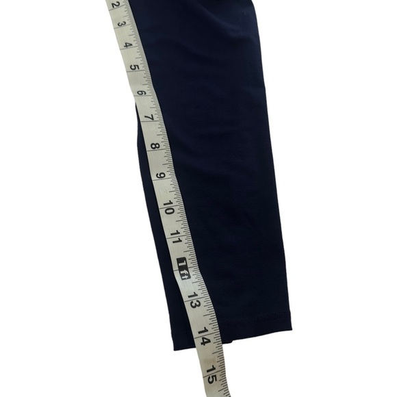 Eileen Fisher Navy V-Neck Dress With Long Sleeves - Picture 6 of 7